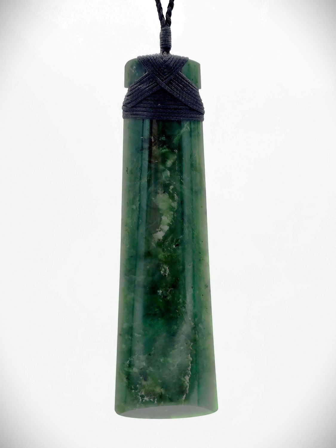 Moko Pounamu Toki NZ Genuine Hapopo Greenstone - Omana