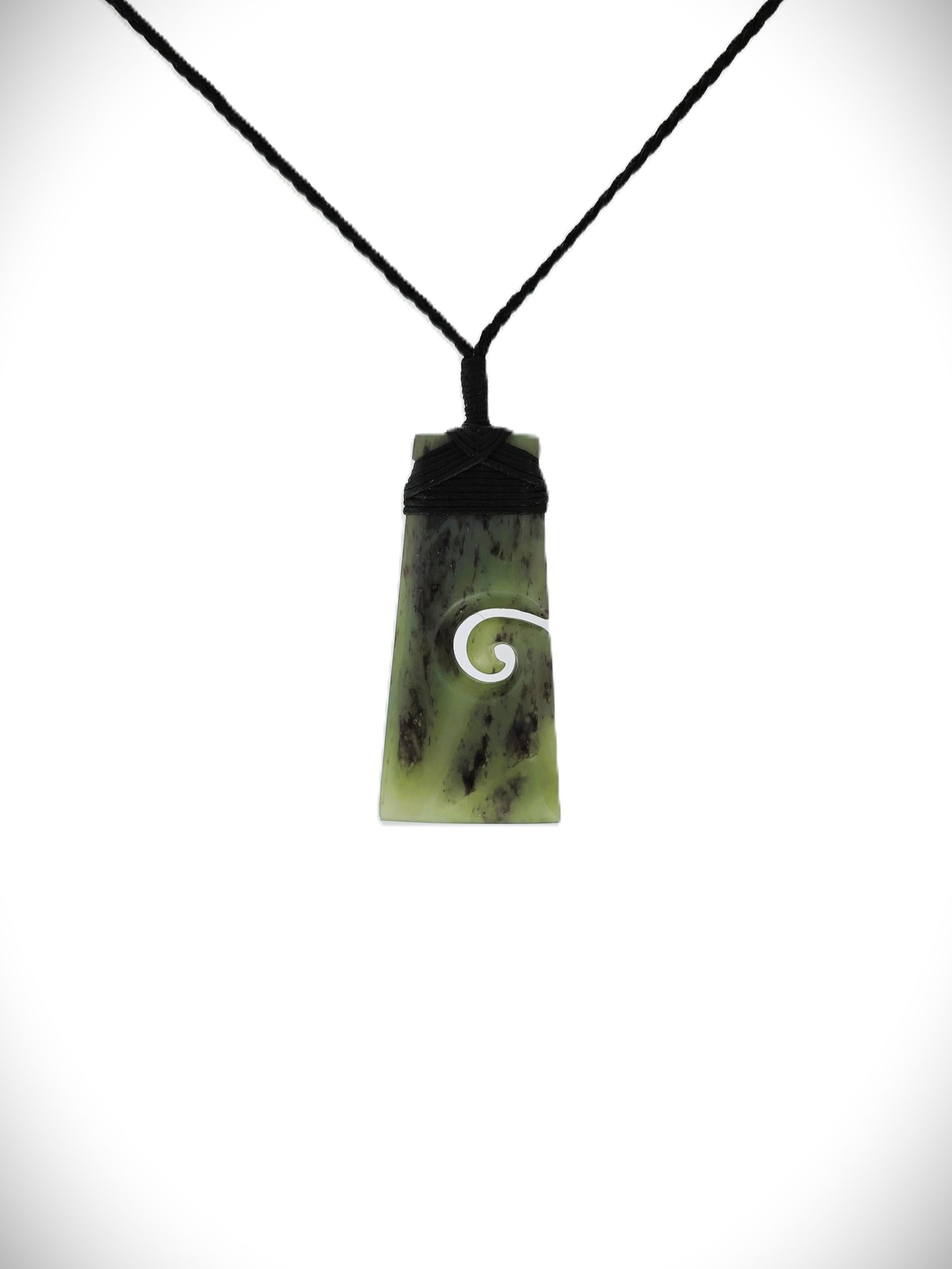 Moko Pounamu Toki - Koru NZ Genuine Hapopo Greenstone