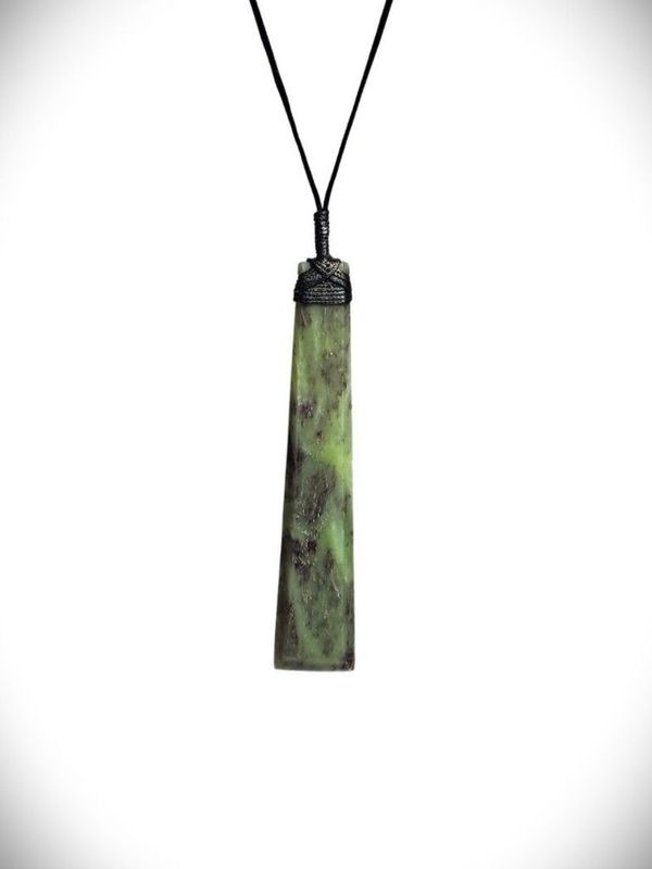 Moko Pounamu Toki NZ Genuine Hapopo Greenstone - Mangawhero