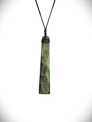 Moko Pounamu Toki NZ Genuine Hapopo Greenstone - Mangawhero