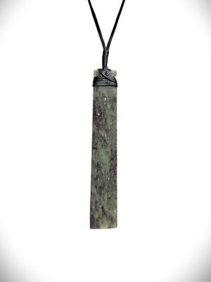 Moko Pounamu Toki NZ Genuine Hapopo Greenstone - Hone