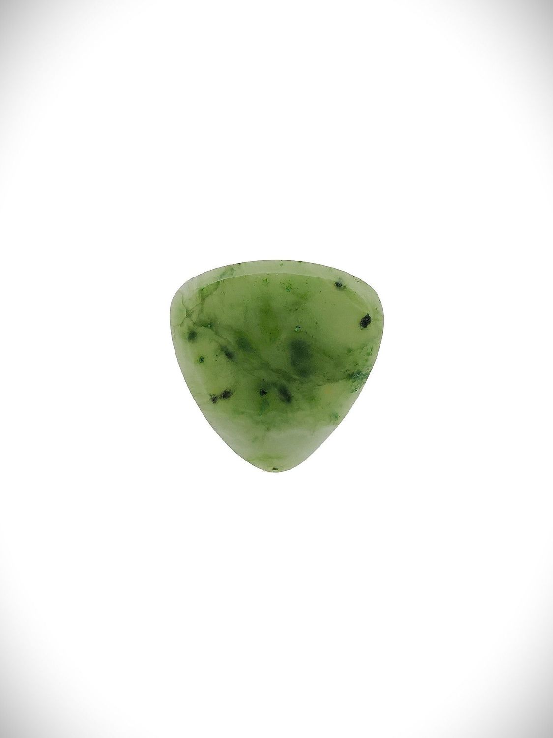 Moko Pounamu Guitar Pick Genuine NZ Kawakawa Greenstone - Matingarahi