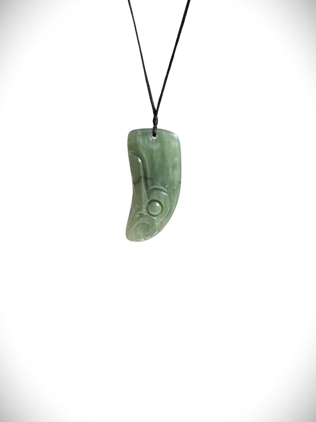 Moko Pounamu Rei Niho NZ Genuine Hapopo Greenstone - Rawhiti Moko Pounamu Rei Niho NZ Genuine Hapopo Greenstone - Rawhiti
