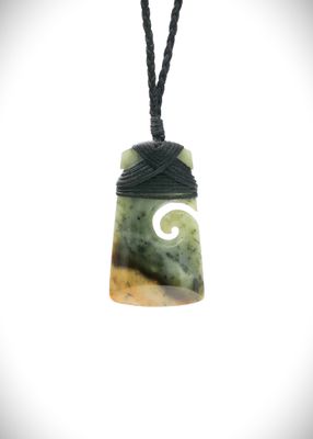 Moko Pounamu Toki Koru NZ Genuine Inanga Greenstone - Hohaia Moko Pounamu Toki Koru NZ Genuine Inanga Greenstone - Hohaia