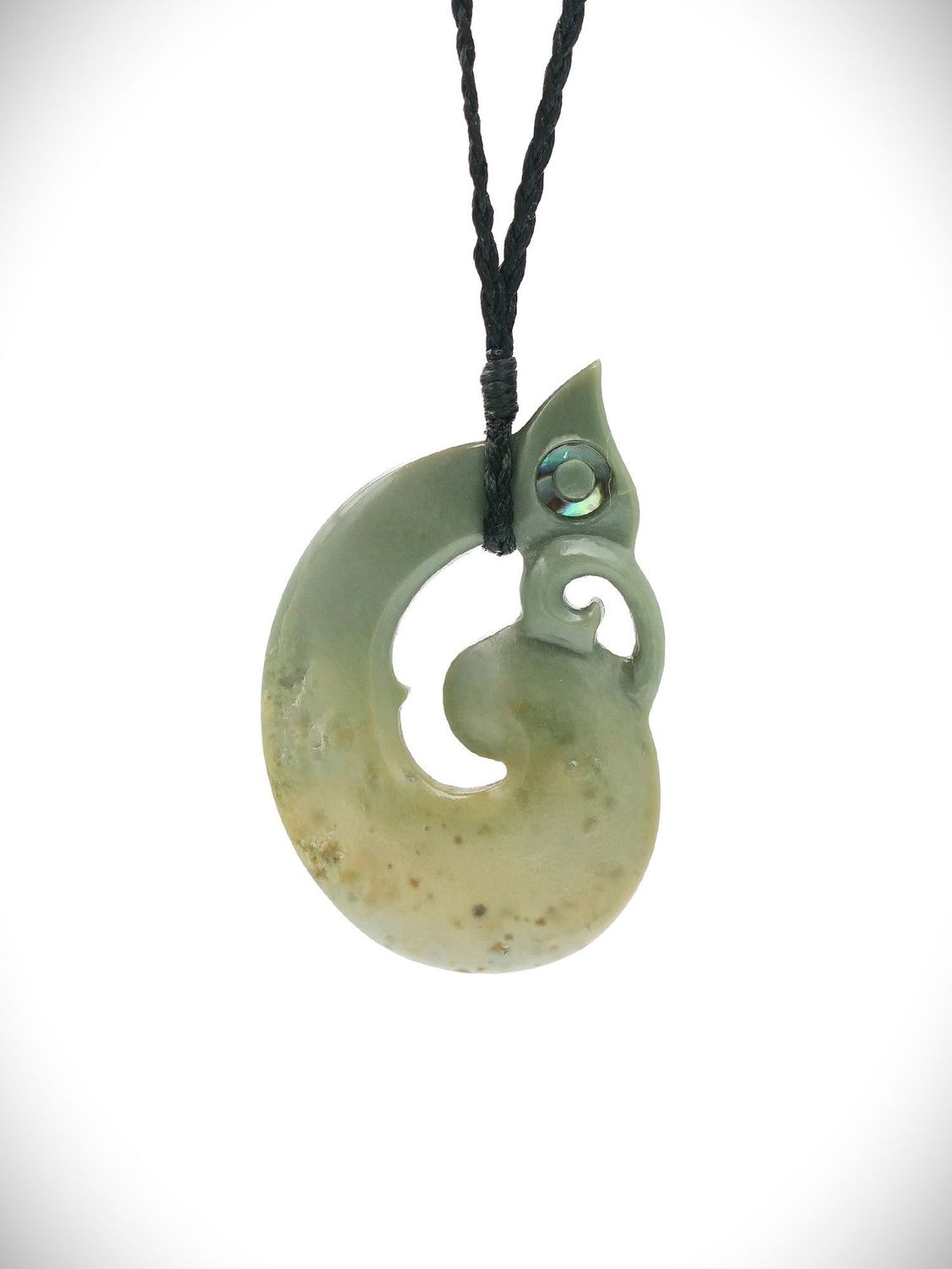 Moko Pounamu Manaia NZ Genuine Kokopu Greenstone - Rangitane Moko Pounamu Manaia NZ Genuine Kokopu Greenstone - Rangitane