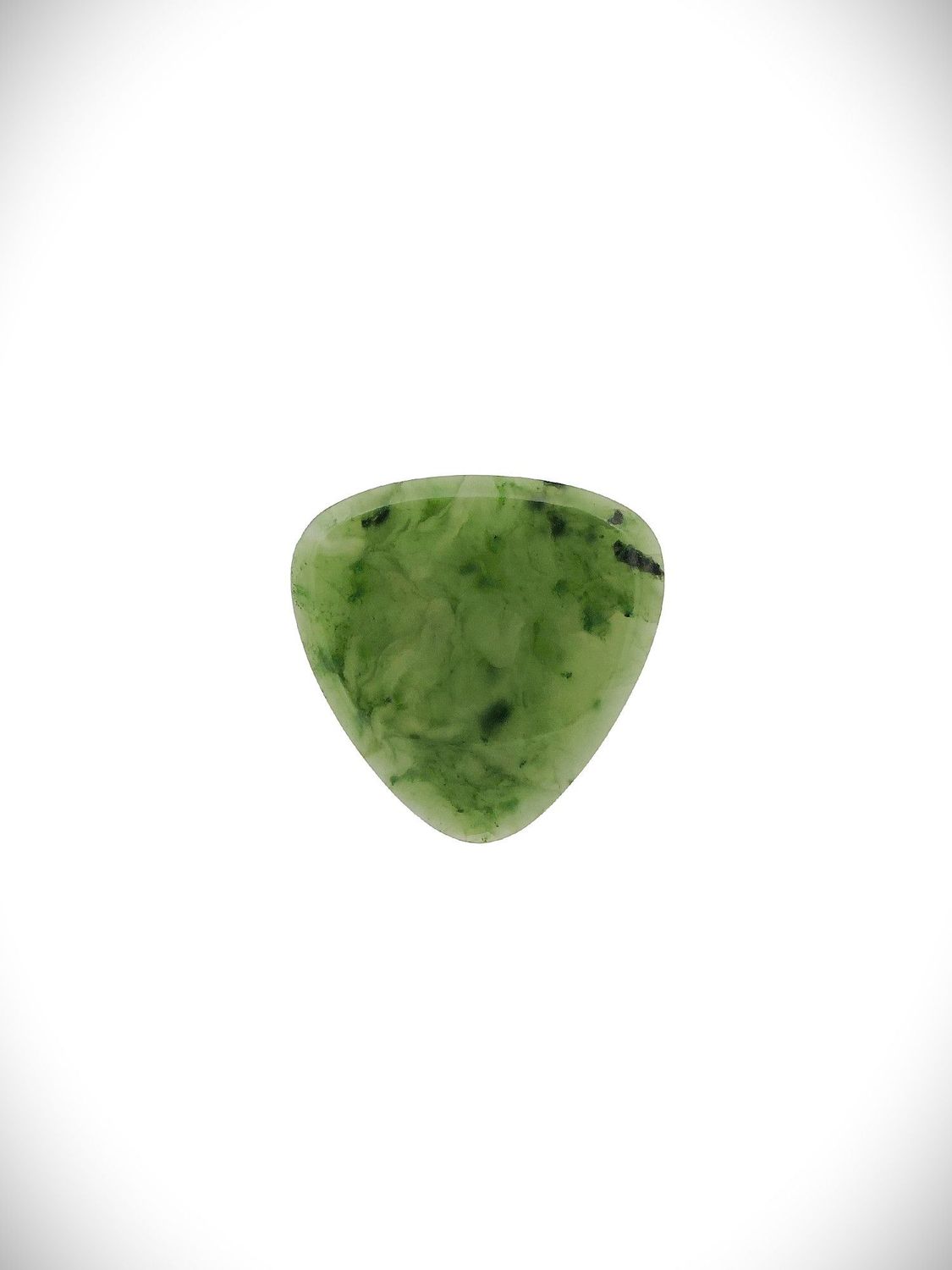 Moko Pounamu Guitar Pick Genuine NZ Kawakawa Greenstone - Mataitai