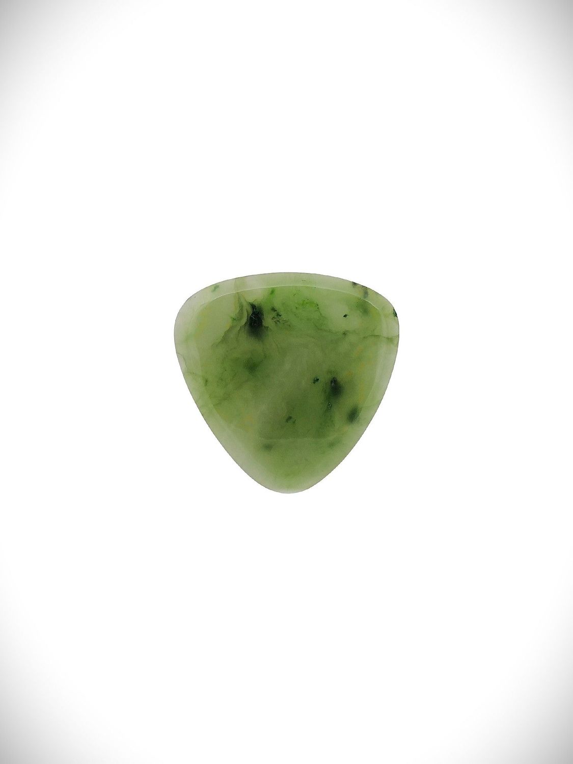 Moko Pounamu Guitar Pick Genuine NZ Kawakawa Greenstone - Pawhetau