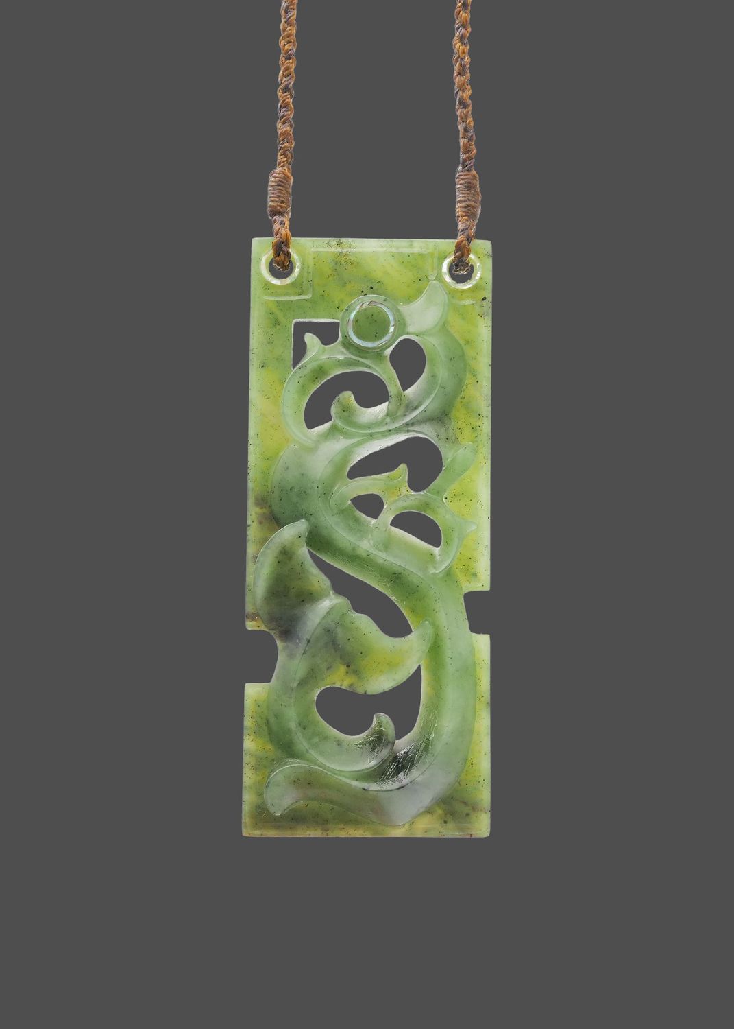 Moko Pounamu Manaia NZ Genuine Totoweka Greenstone - Toa