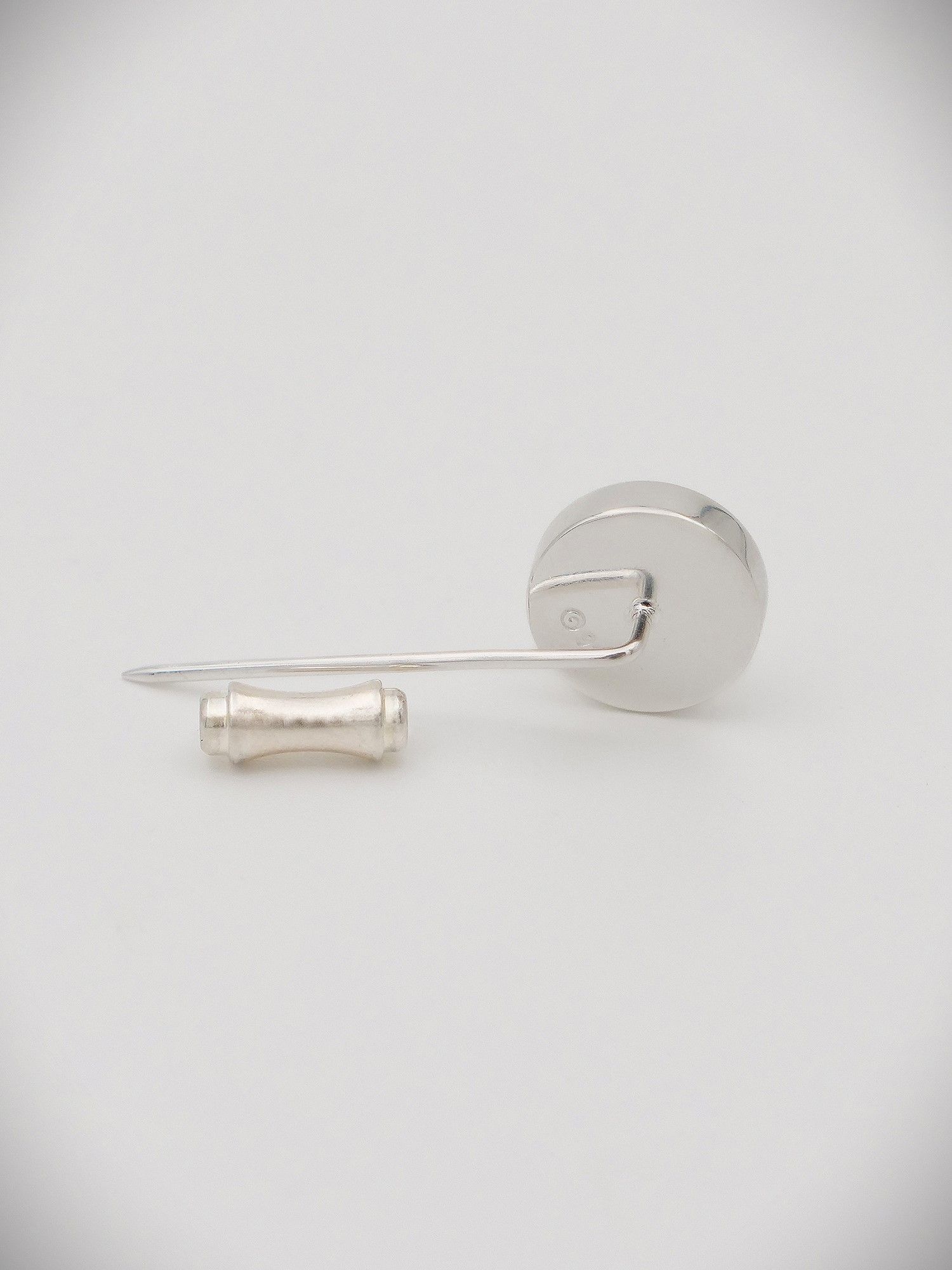 Moko Pounamu - BrainTree Lapel Pin Kahurangi and Sterling Silver BT1