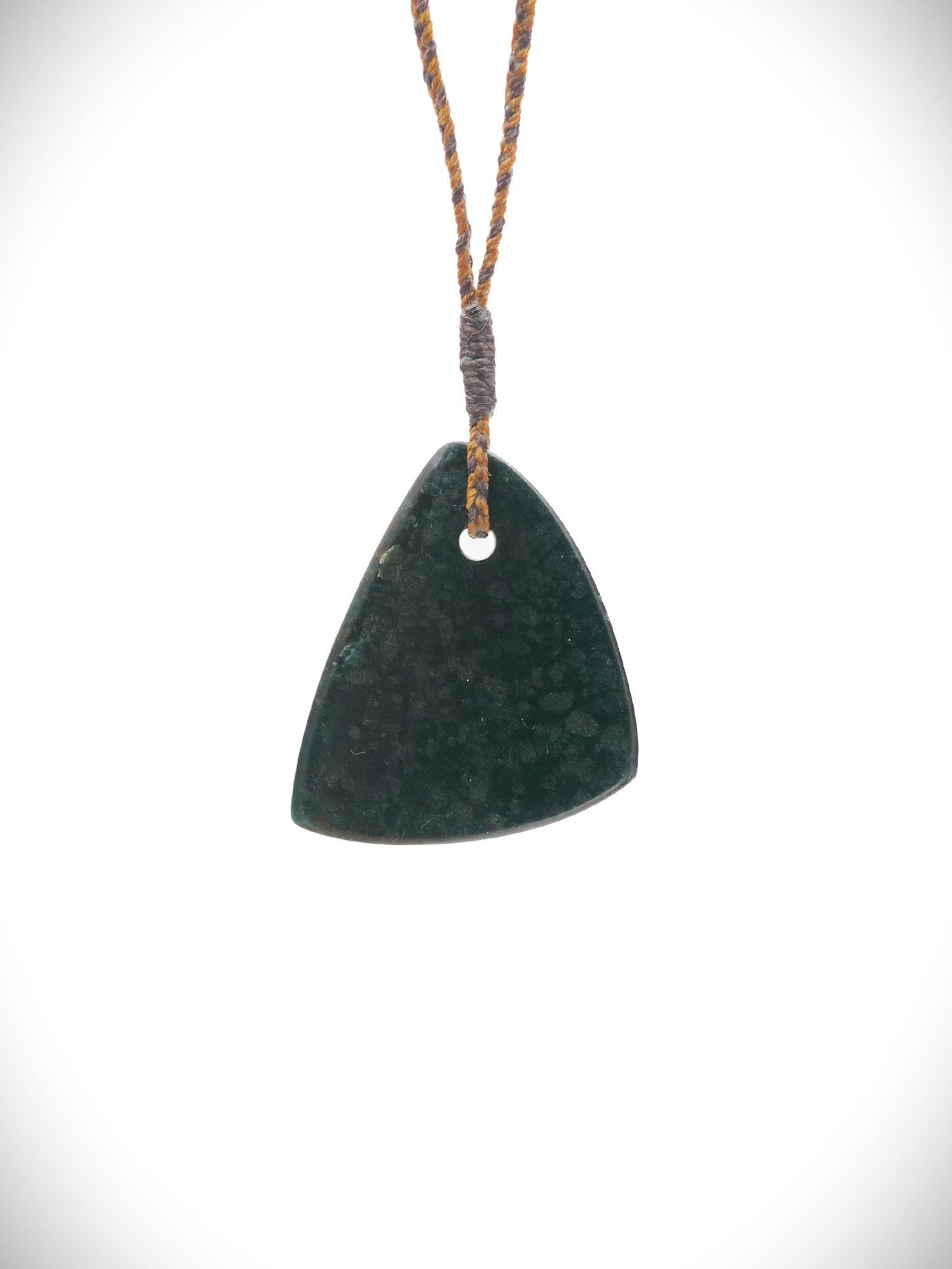 Moko Pounamu Kuru (Drop) NZ Genuine Tangiwai Greenstone - Pukete