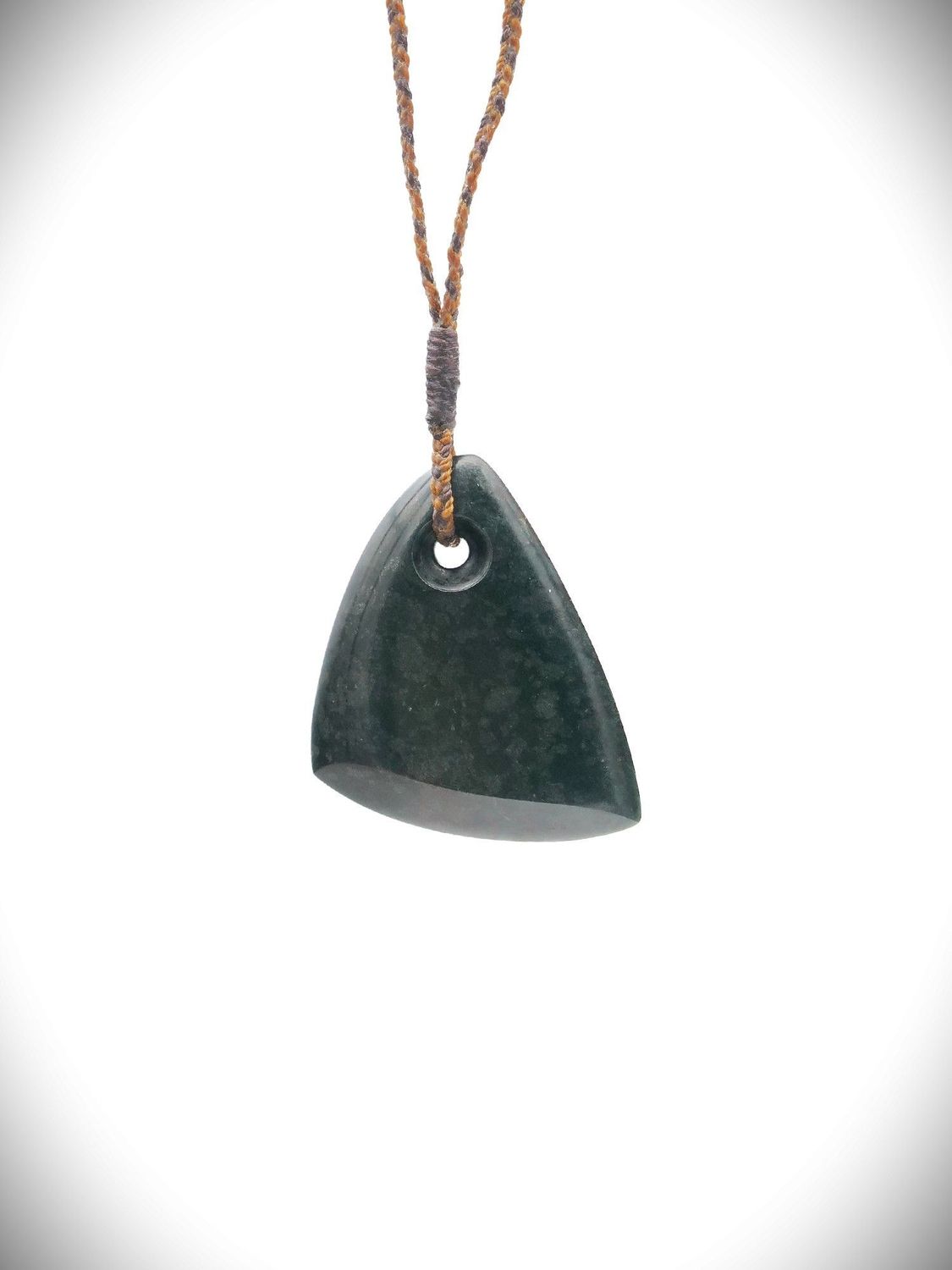 Moko Pounamu Kuru (Drop) NZ Genuine Tangiwai Greenstone - Pukete