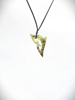Moko Pounamu Contemporary Koru NZ Genuine Hapopo Greenstone - Rawhiti Moko Pounamu Contemporary Koru NZ Genuine Hapopo Greenstone - Rawhiti