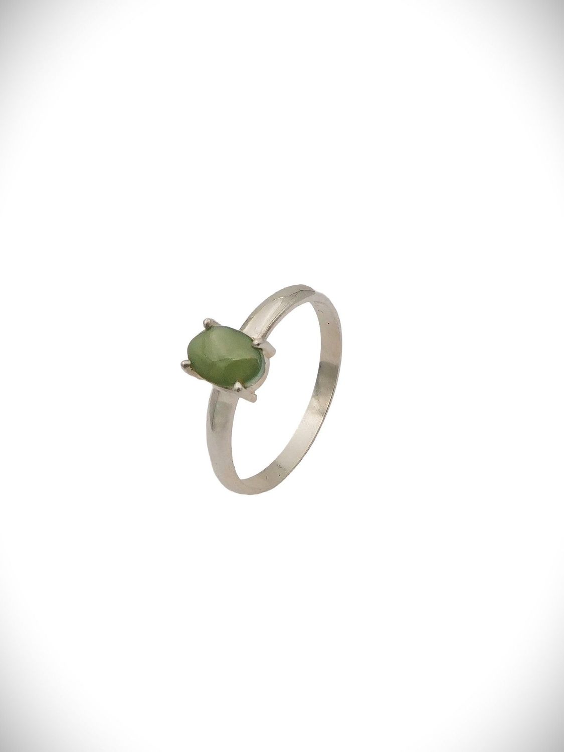 Moko Pounamu  Stirling Silver Kawakawa Unisex Ring