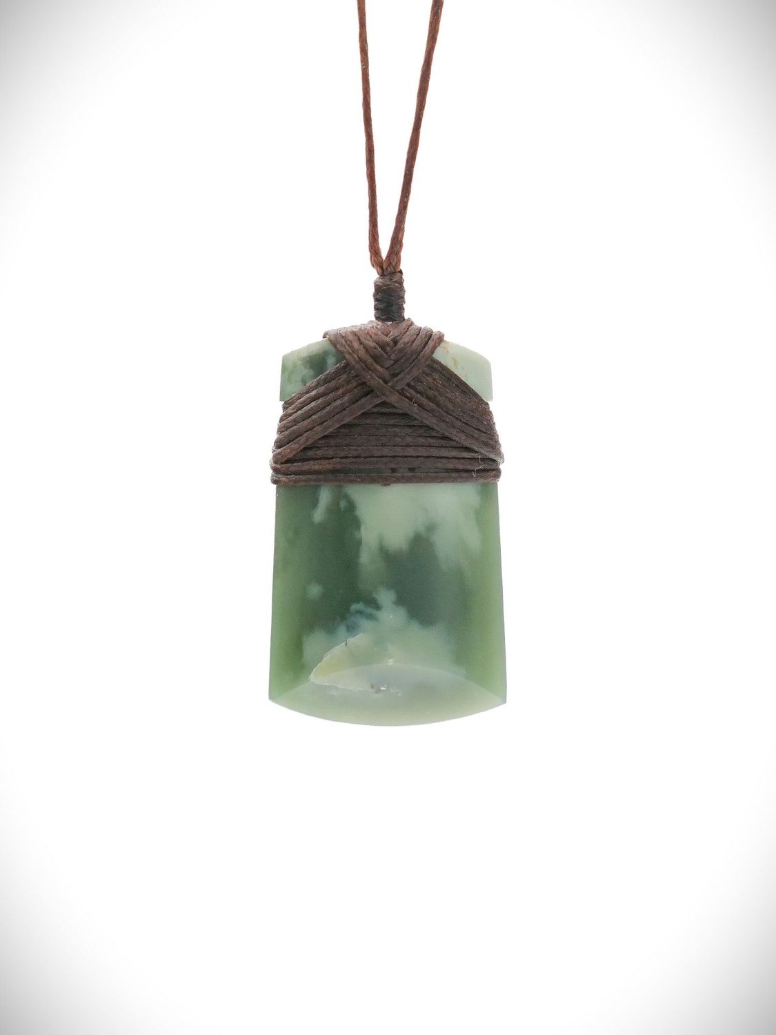 Moko Pounamu Toki Genuine NZ Inanga Greenstone - Haerehuka