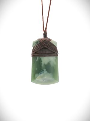 Moko Pounamu Toki Genuine NZ Inanga Greenstone - Haerehuka Moko Pounamu Toki Genuine NZ Inanga Greenstone - Haerehuka