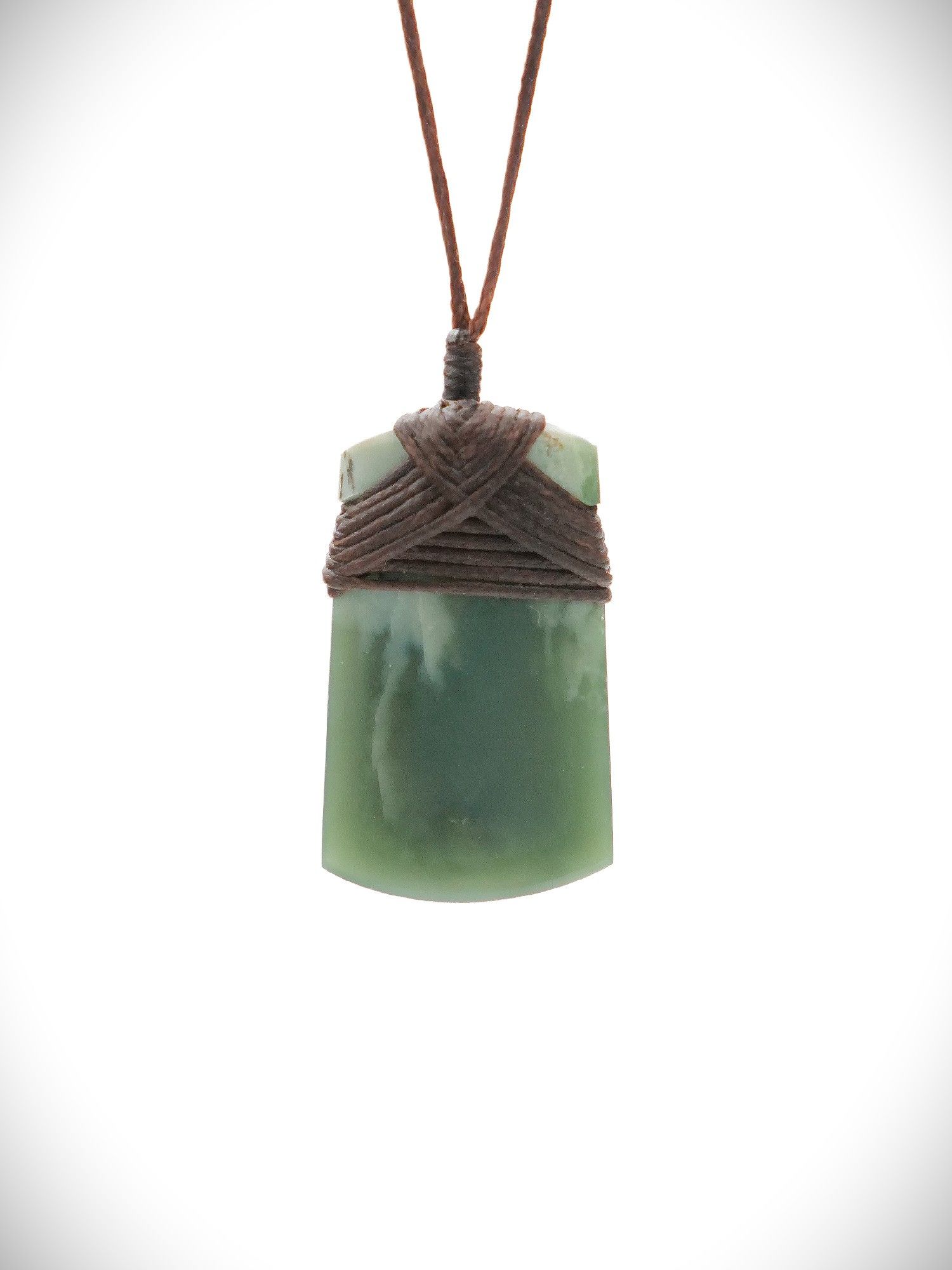 Moko Pounamu Toki Genuine NZ Inanga Greenstone - Haerehuka