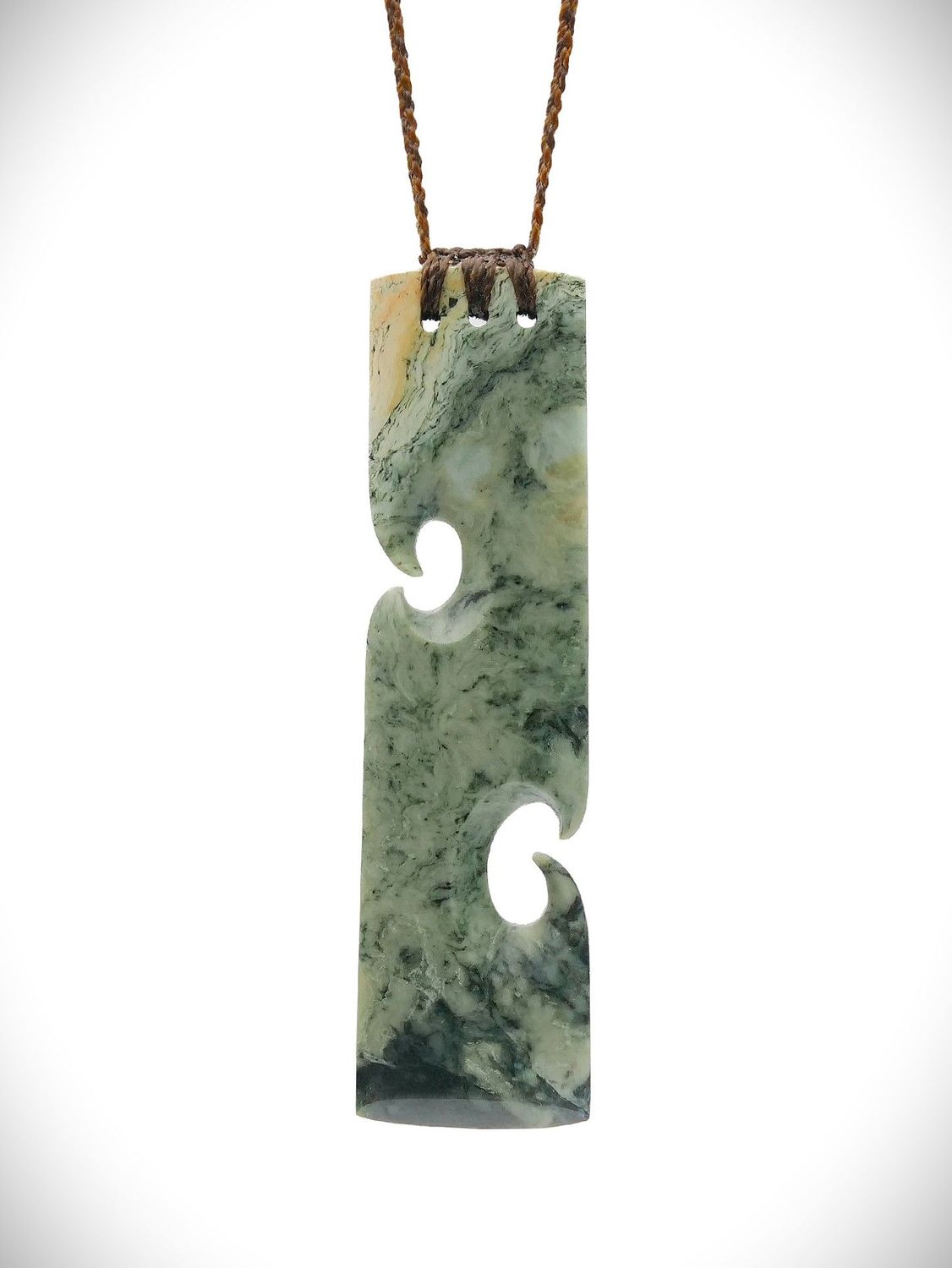 Moko Pounamu Toki NZ Genuine (Nelson) Te Tau Ihu Kokopu Greenstone - Porangahau