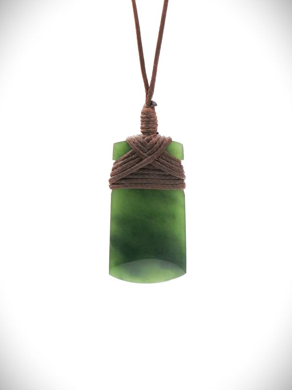 Moko Pounamu Greenstone Toki NZ Genuine Greenstone - Okura