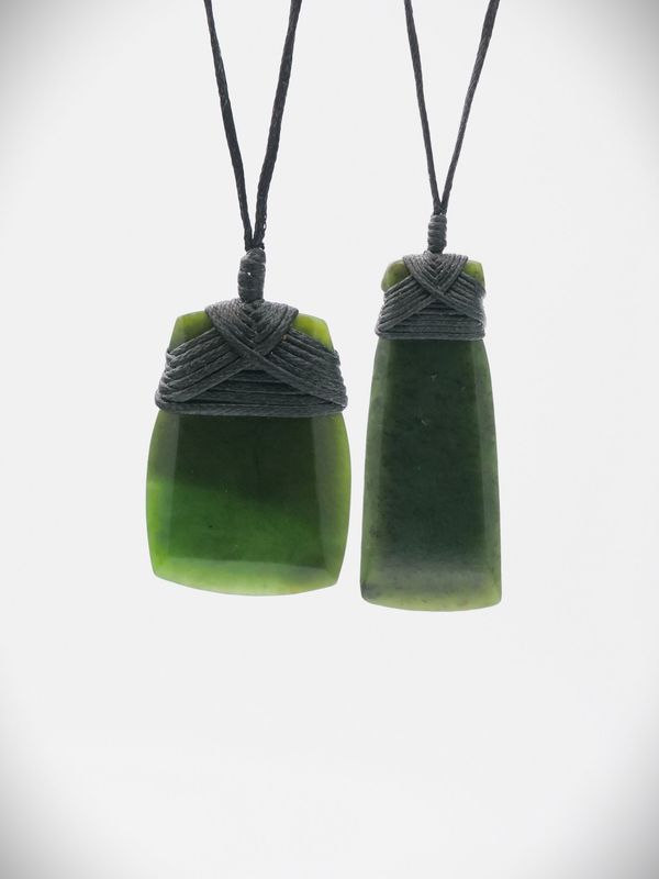 Toki Bundle #6 - NZ Genuine Kawakawa Pounamu - 2 carvings for $220