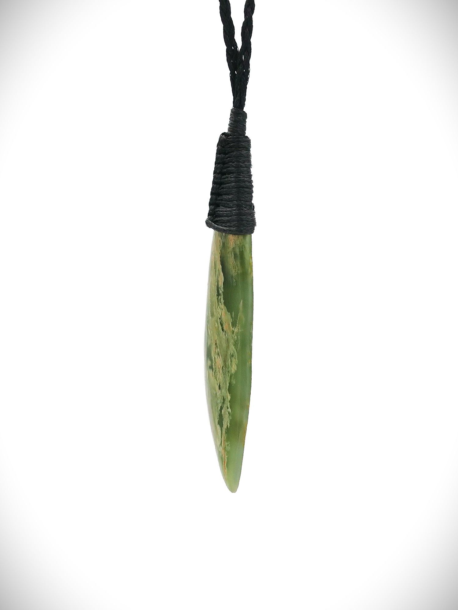 Moko Pounamu Roimata (Teardrop) NZ Genuine Kahurangi Flower Greenstone - Kapara Te Hau