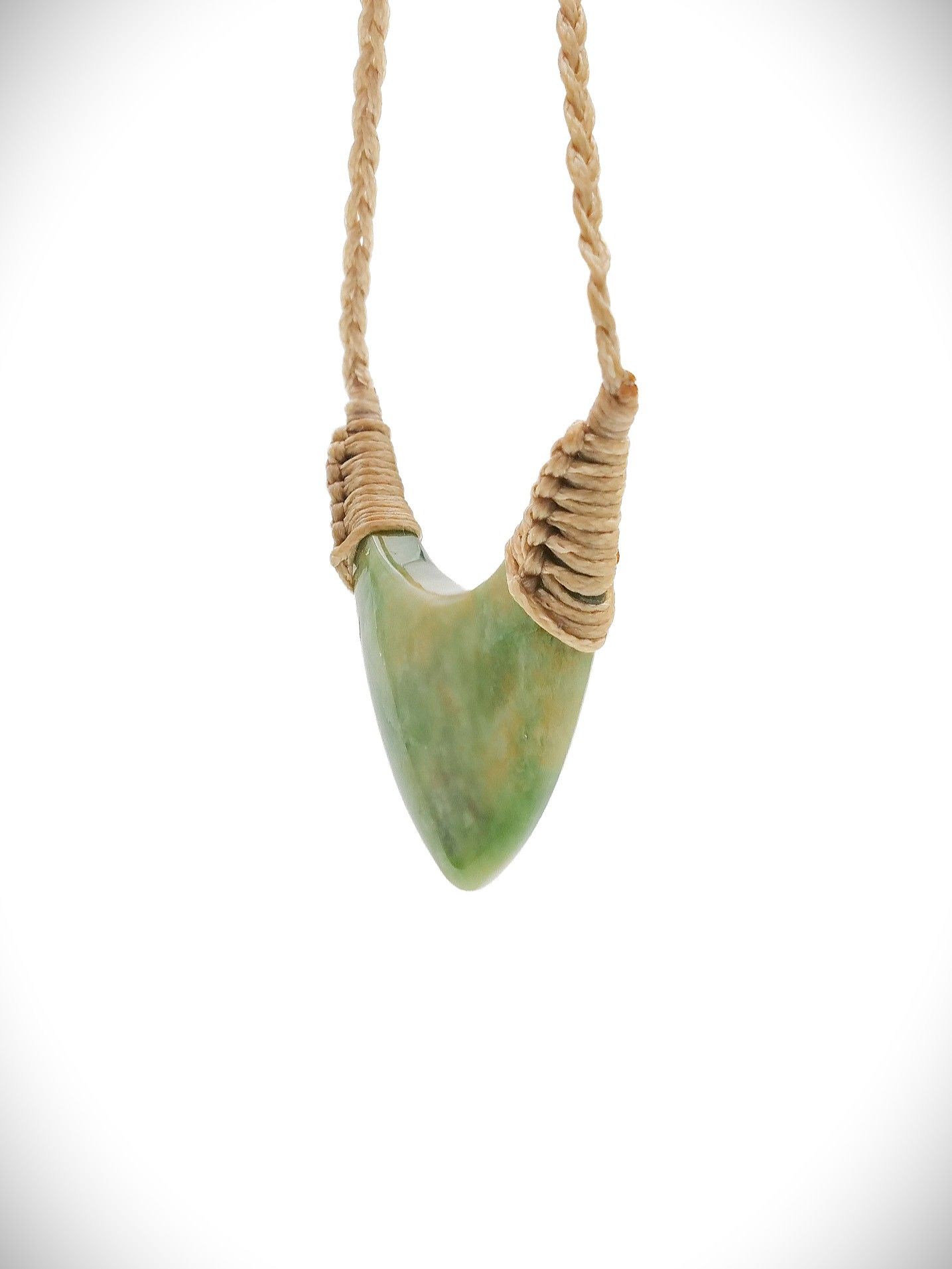 Moko Pounamu Kouma (Breastplate) NZ Genuine Kahurangi Flower Greenstone - Aromaunga