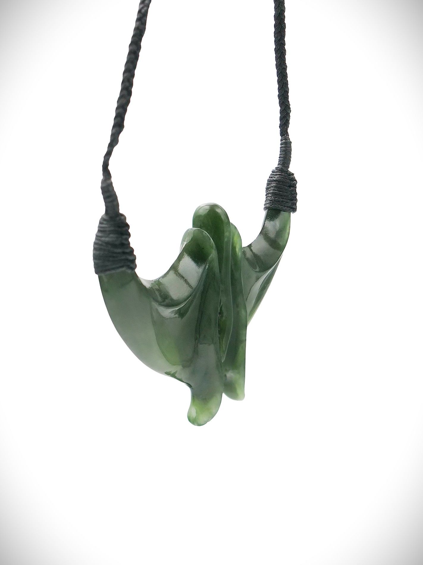 Moko Pounamu Te Whai Rahi (Manta Ray) NZ Genuine Kawakawa Greenstone - Waihirere