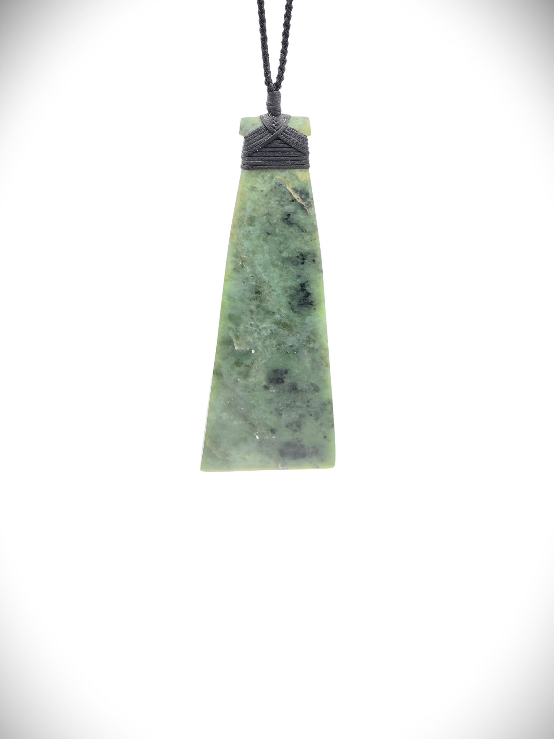 Moko Pounamu Toki NZ Genuine Hapopo Greenstone - Kohu
