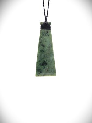 Moko Pounamu Toki NZ Genuine Hapopo Greenstone - Kohu