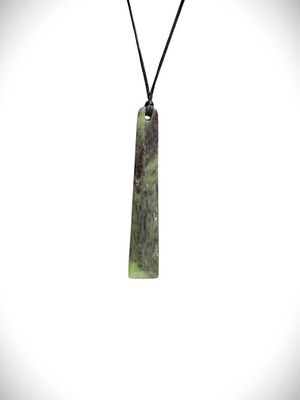 Moko Pounamu Toki NZ Genuine Hapopo Greenstone - Whakaumu