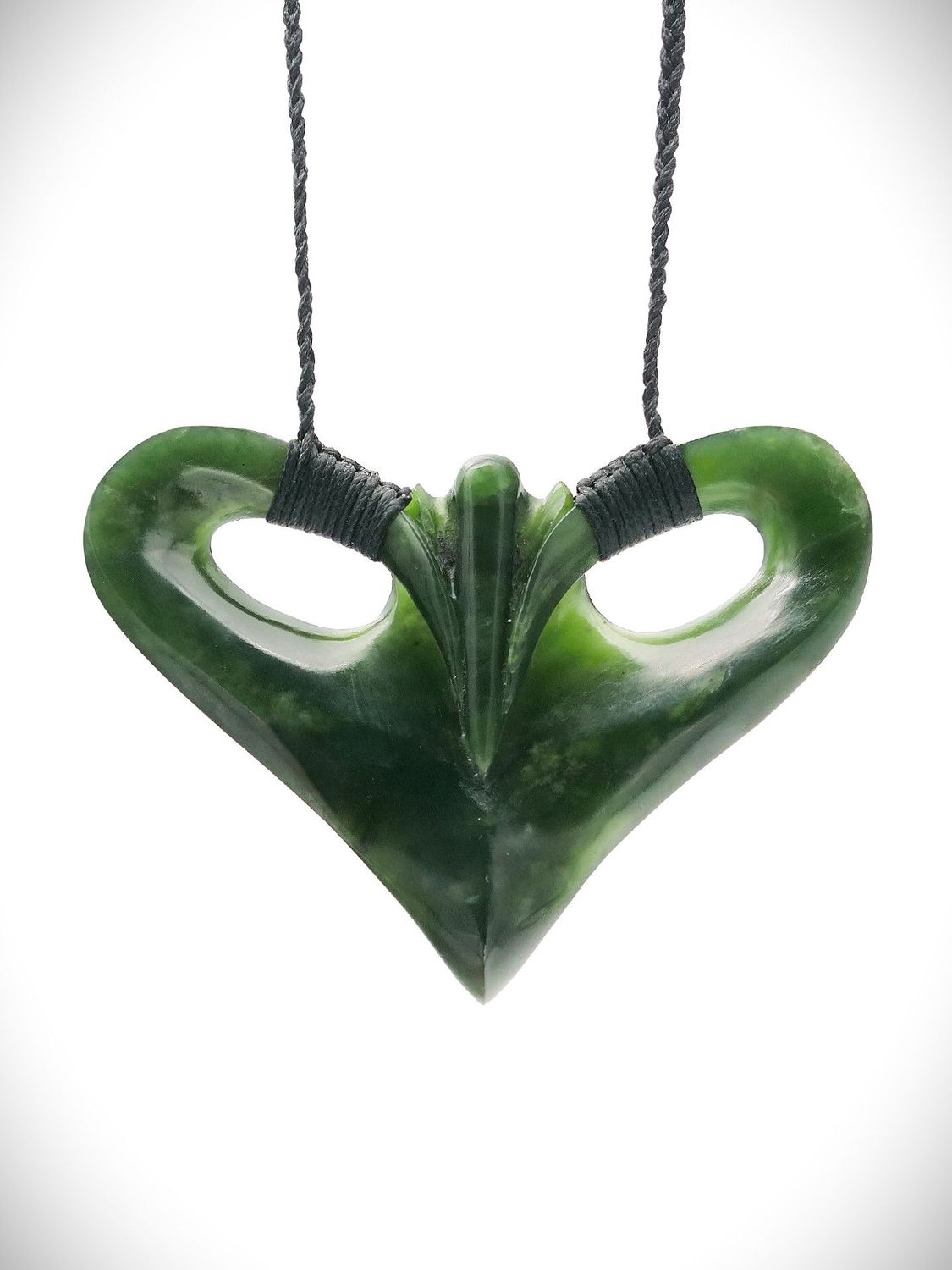 Moko Pounamu Te Whai Rahi (Manta Ray) NZ Genuine Kawakawa Greenstone - Arirang Moko Pounamu Te Whai Rahi (Manta Ray) NZ Genuine Kawakawa Greenstone - Arirang