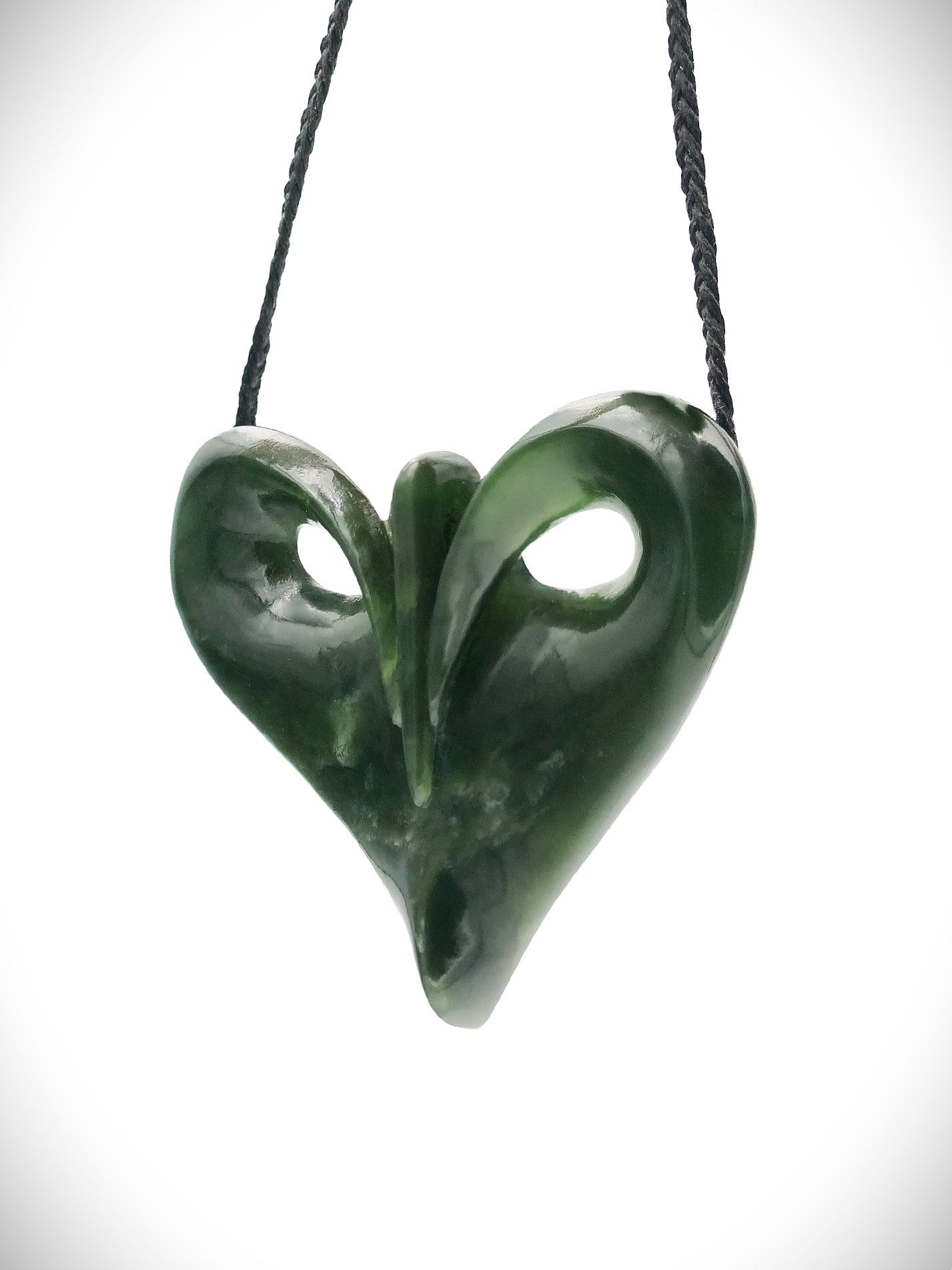 Moko Pounamu Te Whai Rahi (Manta Ray) NZ Genuine Kawakawa Greenstone - Oteha
