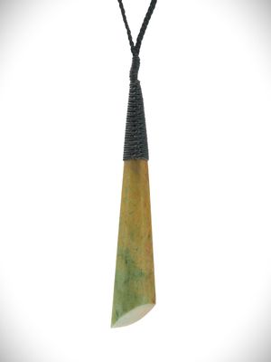 Moko Pounamu Toki NZ Genuine Raukaraka Greenstone - Pouto