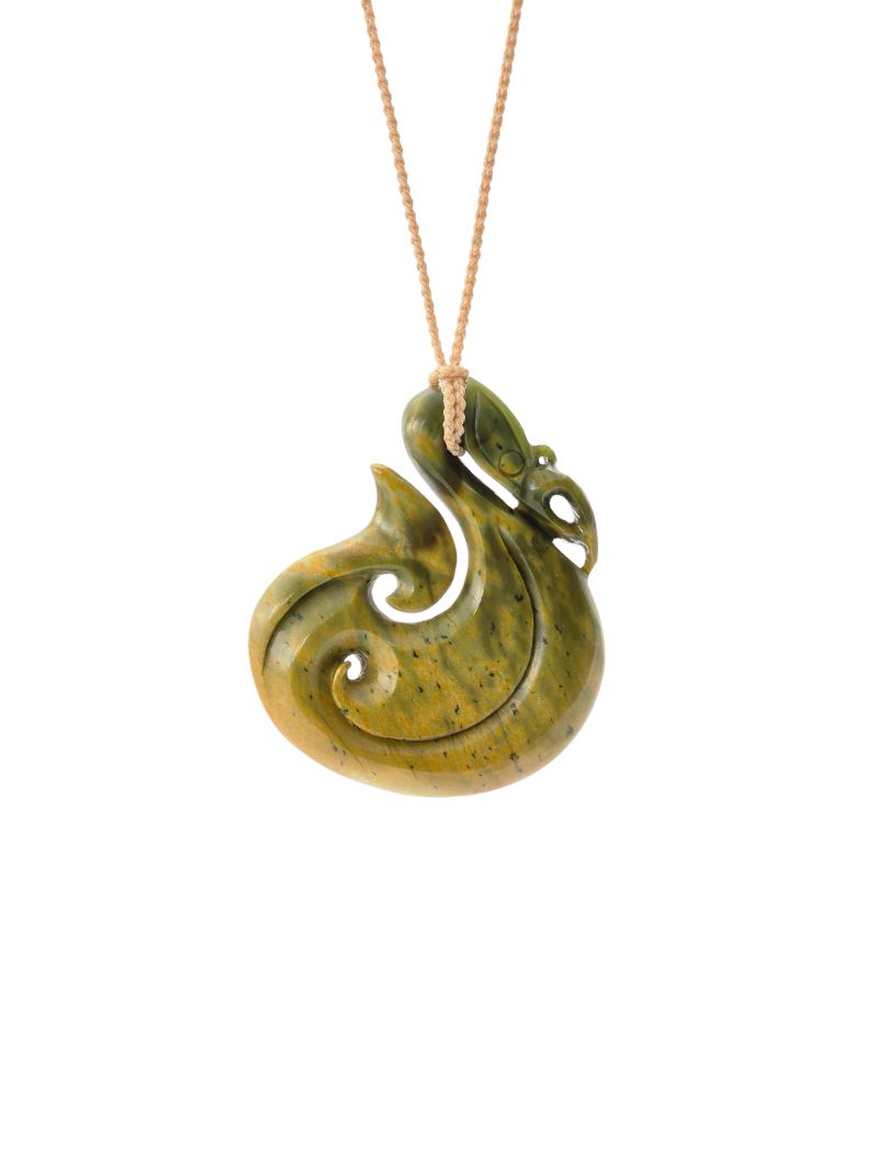 Moko Pounamu Manaia NZ Genuine Raukaraka Greenstone -  Karori