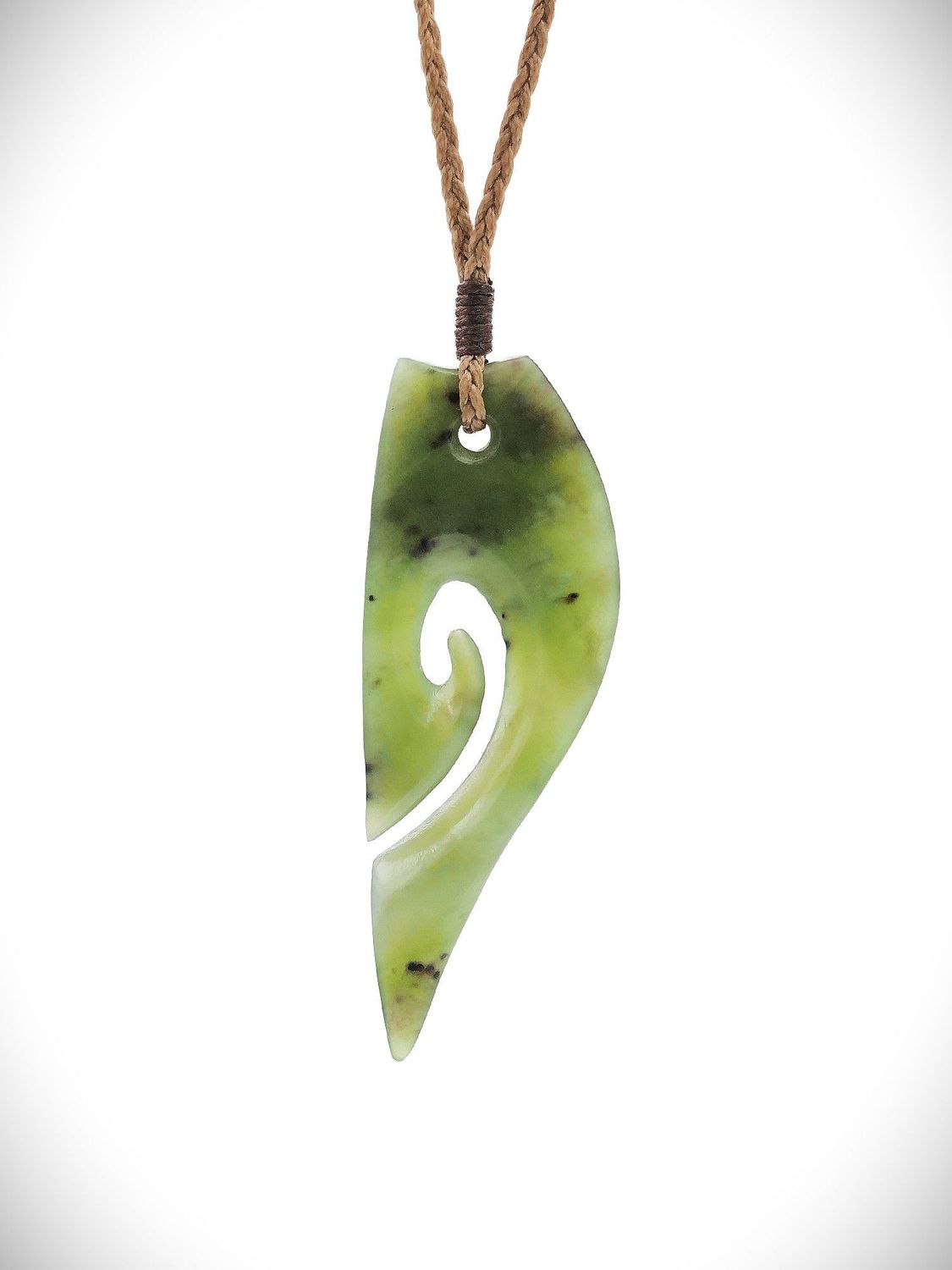 Moko Pounamu Contemporary Koru NZ Genuine Totoweka Greenstone - Ramahana Moko Pounamu Contemporary Koru NZ Genuine Totoweka Greenstone - Ramahana
