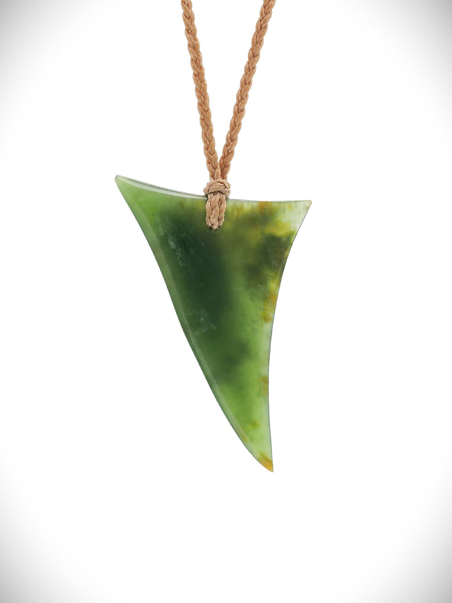 Moko Pounamu Rei Niho NZ Genuine Kahurangi Flower Pounamu - Kohukohunui