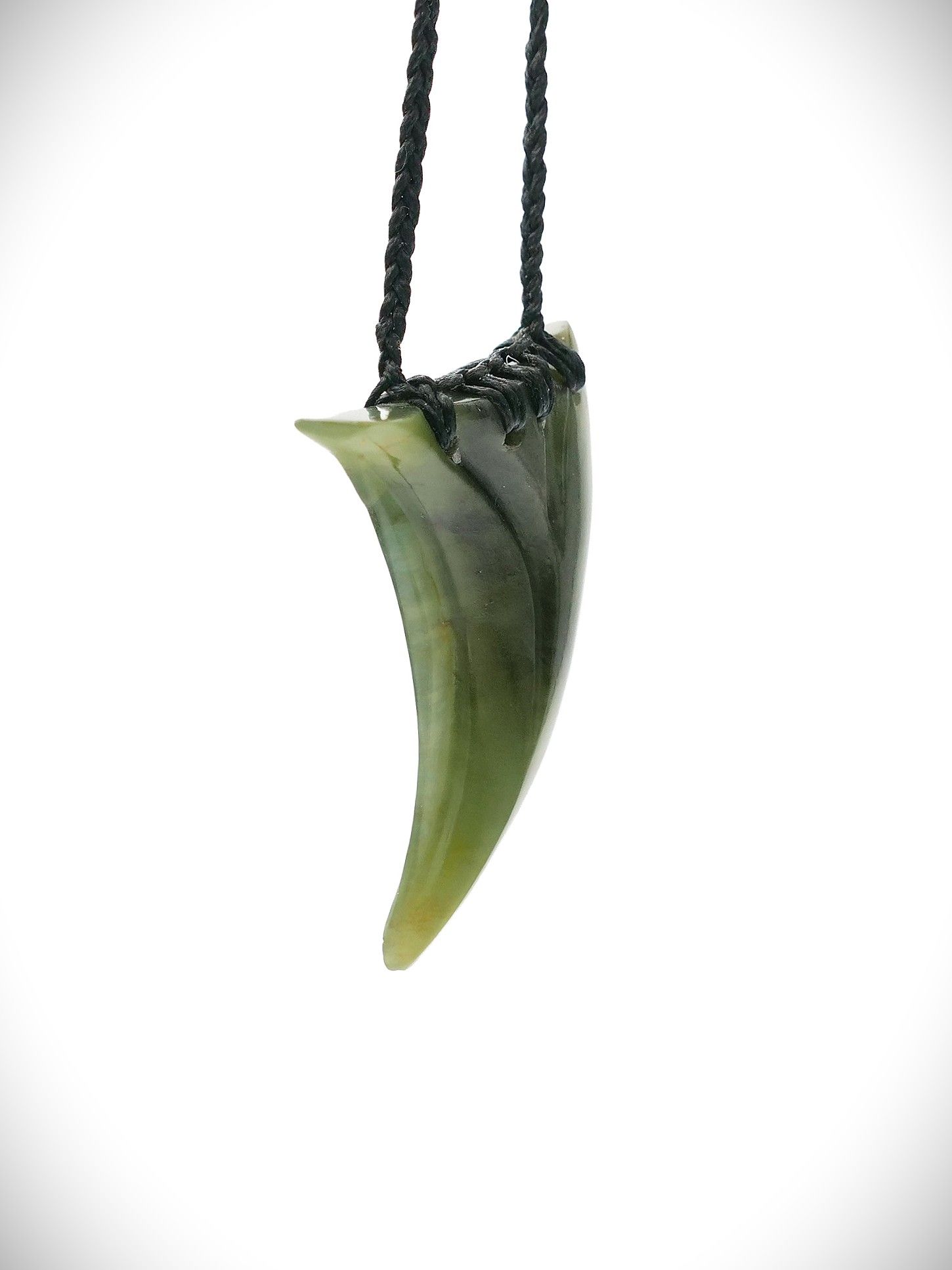 Moko Pounamu Rei Niho NZ Genuine Kawakawa Greenstone - Kekerengu