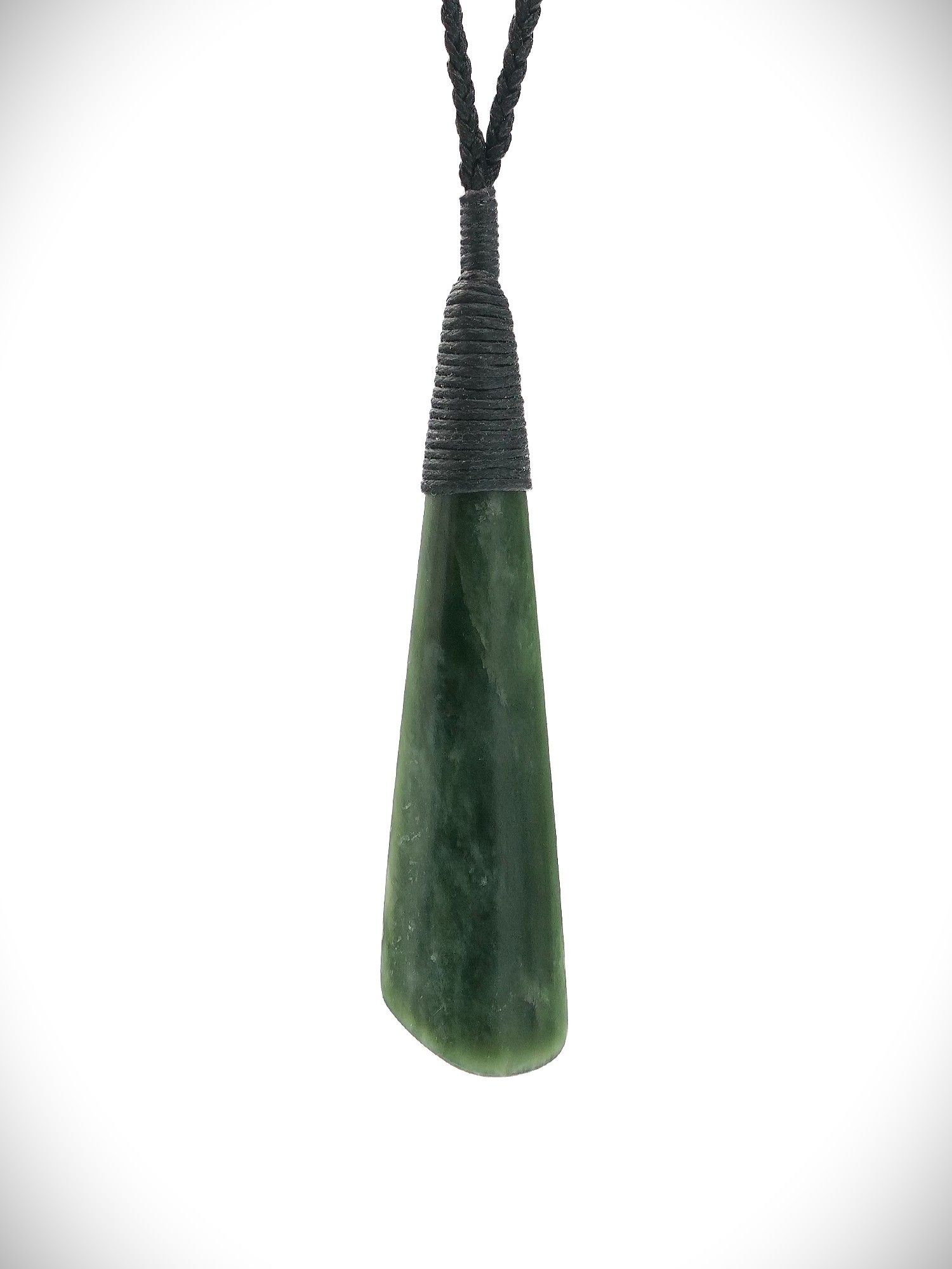 Moko Pounamu Toki NZ Genuine Kawakawa Greenstone - Karaka