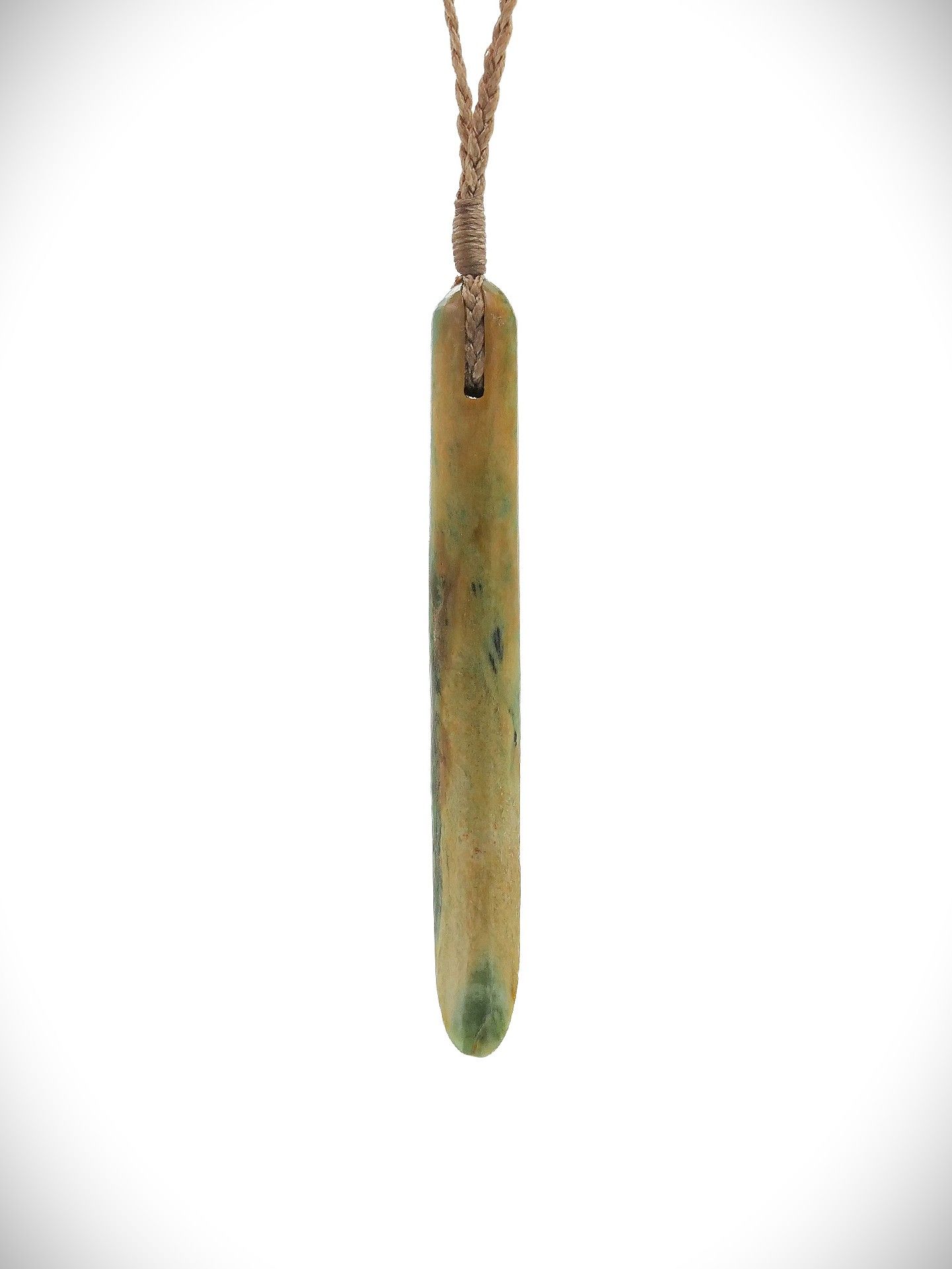 Moko Pounamu Kapeu NZ Genuine Marsden Flower Greenstone - Waikare