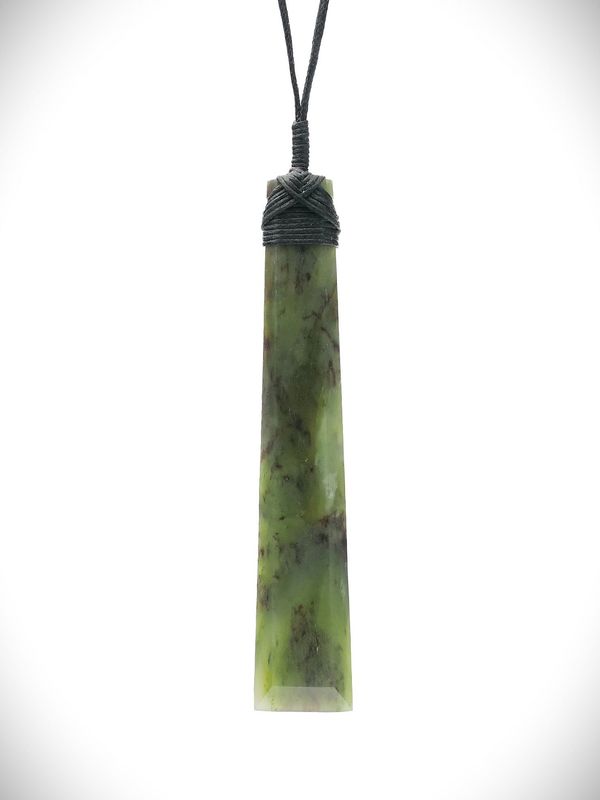 Moko Pounamu Toki NZ Genuine Hapopo Greenstone - Motuora