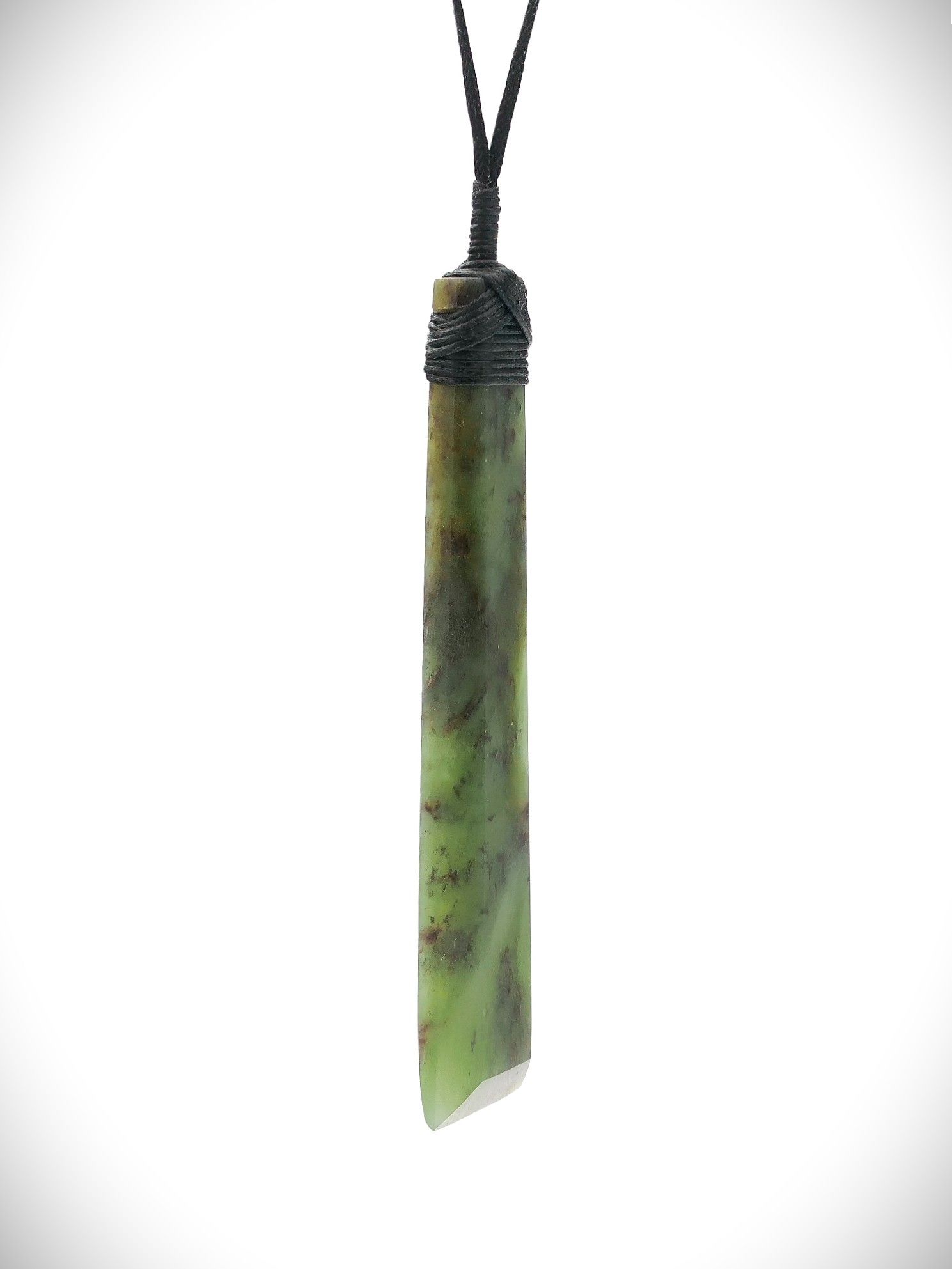 Moko Pounamu Toki NZ Genuine Hapopo Greenstone - Motuora