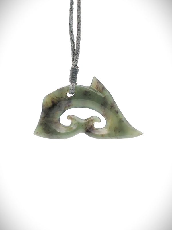 Moko Pounamu Contemporary Koru NZ Genuine Totoweka Greenstone - Puhoi Moko Pounamu Contemporary Koru NZ Genuine Totoweka Greenstone - Puhoi