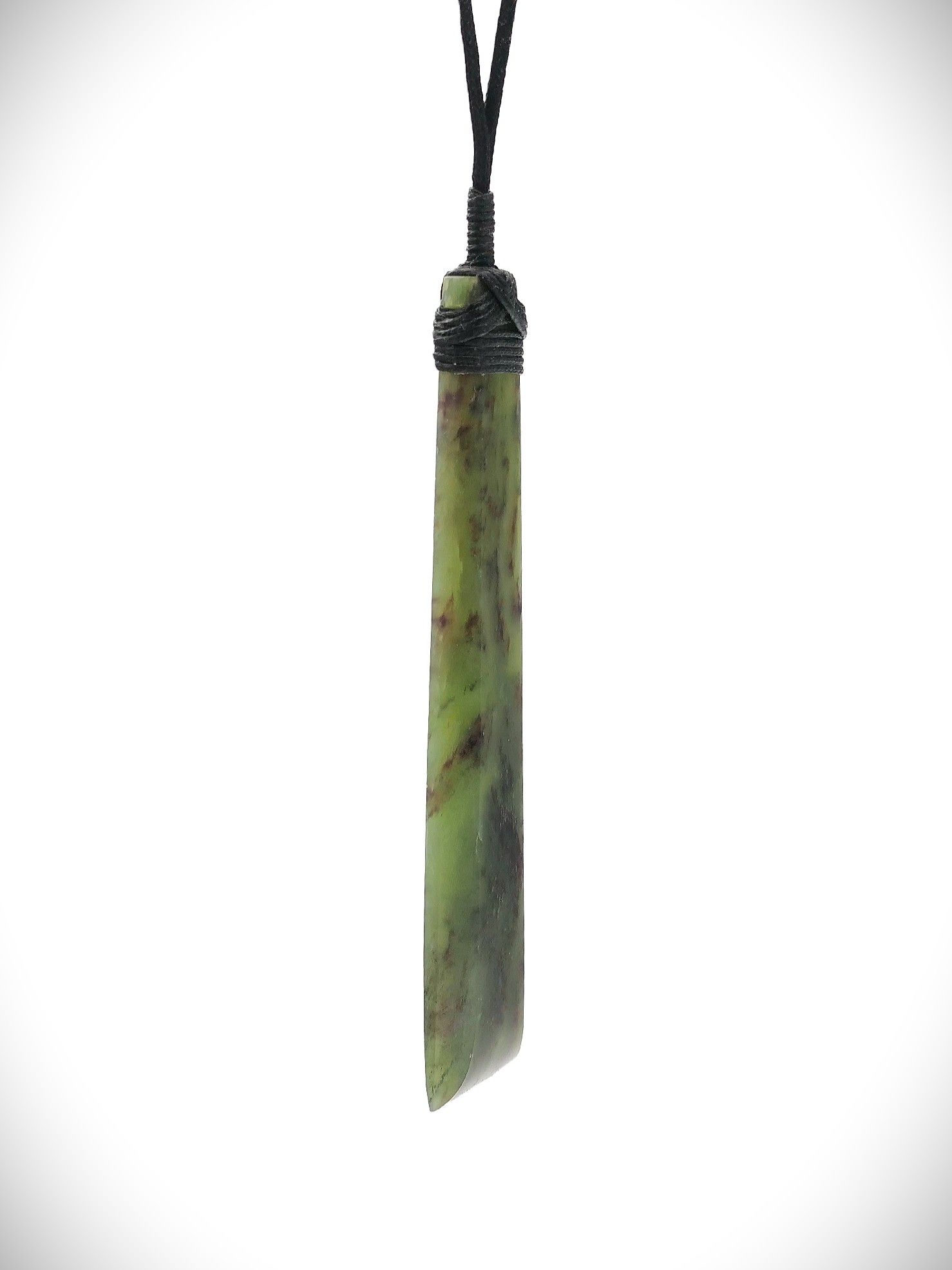 Moko Pounamu Toki NZ Genuine Hapopo Greenstone - Whangateau