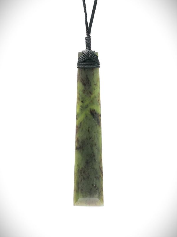 Moko Pounamu Toki NZ Genuine Hapopo Greenstone - Kaipara