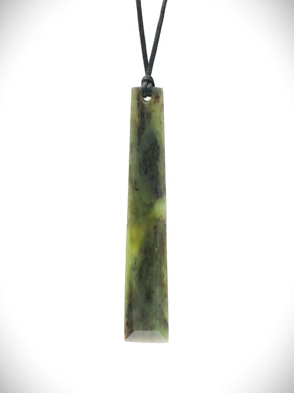 Moko Pounamu Toki NZ Genuine Hapopo Greenstone - Tawharanui
