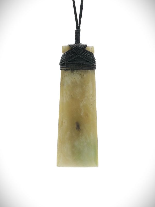 Moko Pounamu Toki NZ Genuine Hapopo Greenstone - Hahuru Moko Pounamu Toki NZ Genuine Hapopo Greenstone - Hahuru