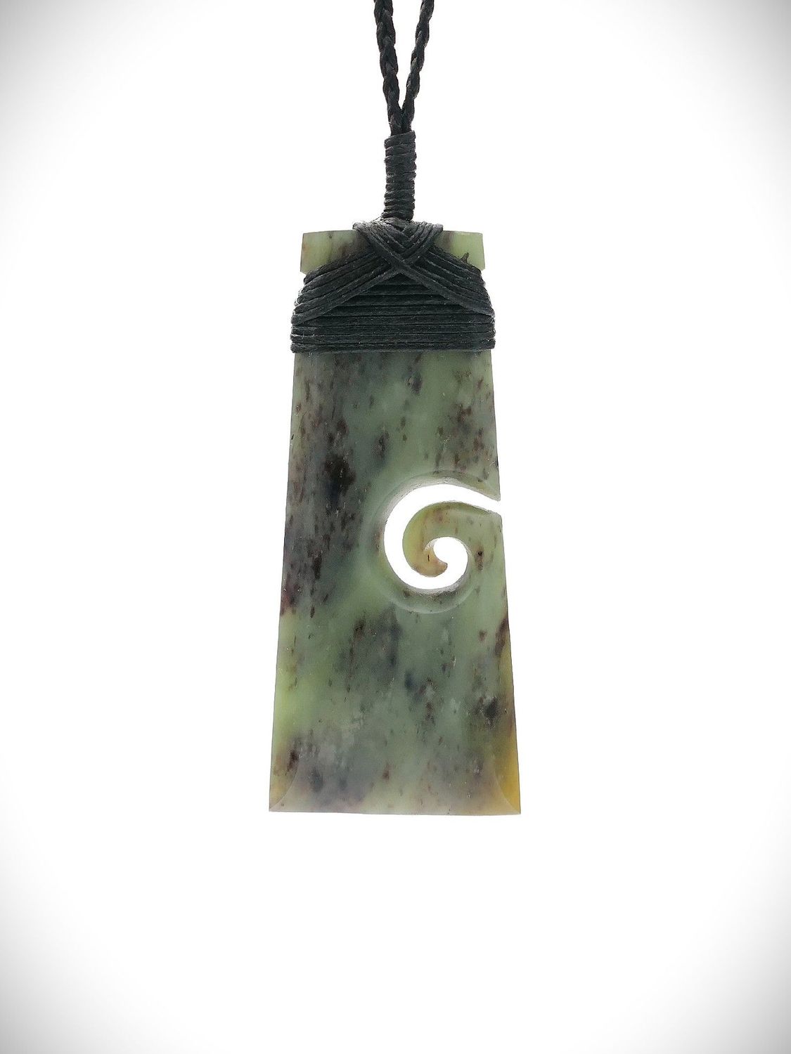 Moko Pounamu Toki NZ Genuine Hapopo Greenstone - Kaukapakapa
