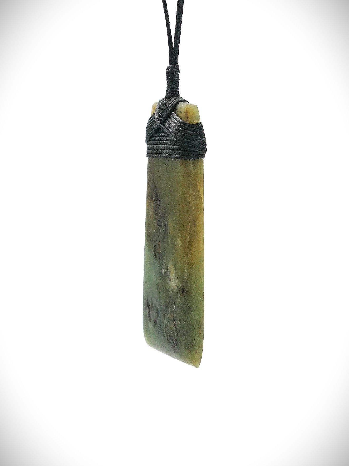 Moko Pounamu Toki NZ Genuine Hapopo Greenstone - Makarau