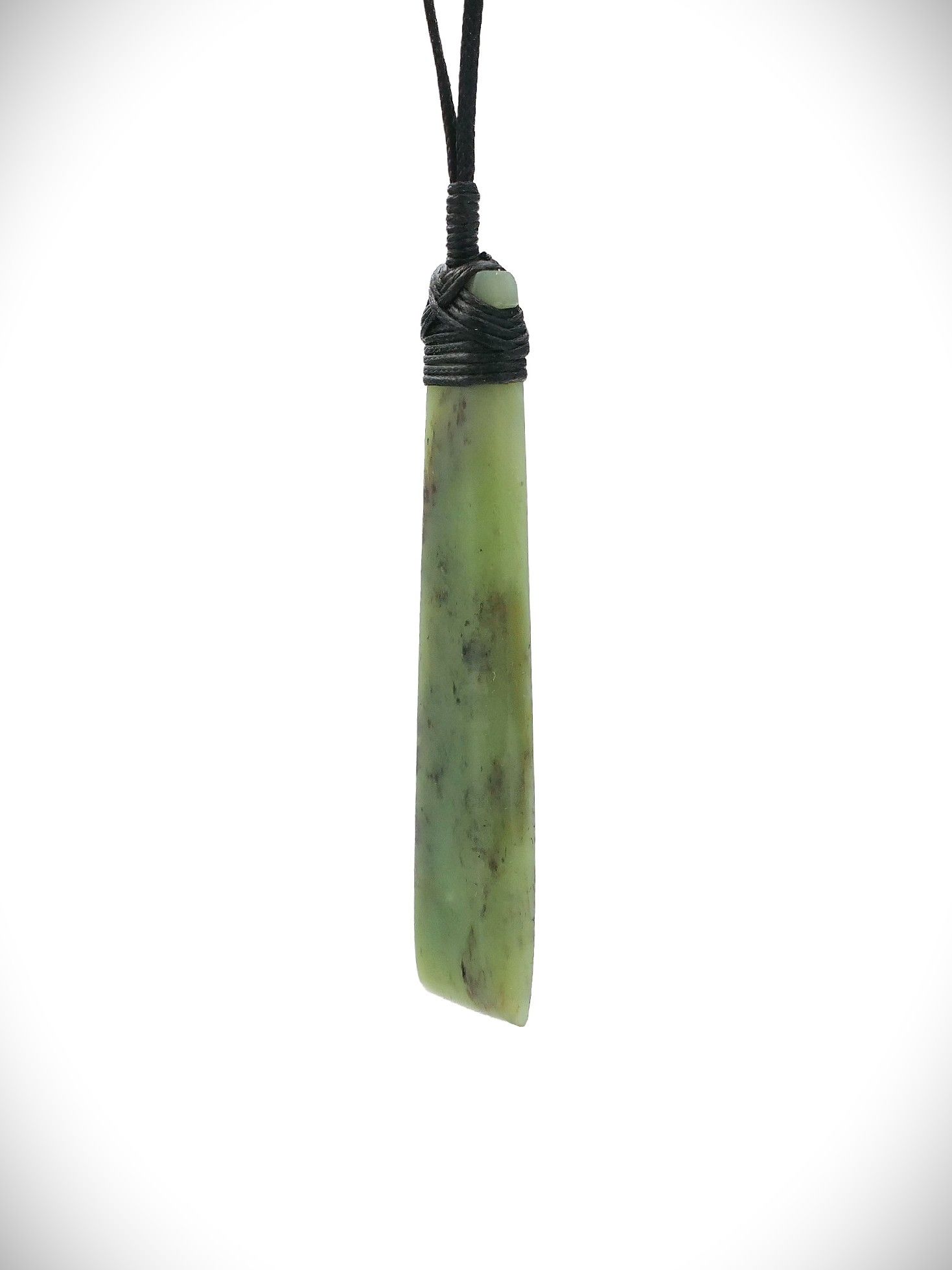 Moko Pounamu Toki NZ Genuine Hapopo Greenstone - Topuni