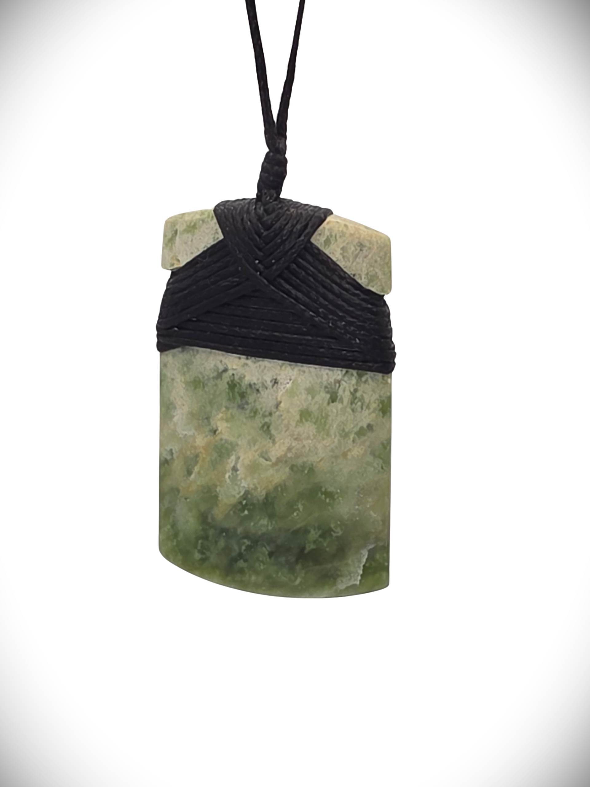 Moko Pounamu Toki NZ Genuine Kawakawa Greenstone - Ngaio