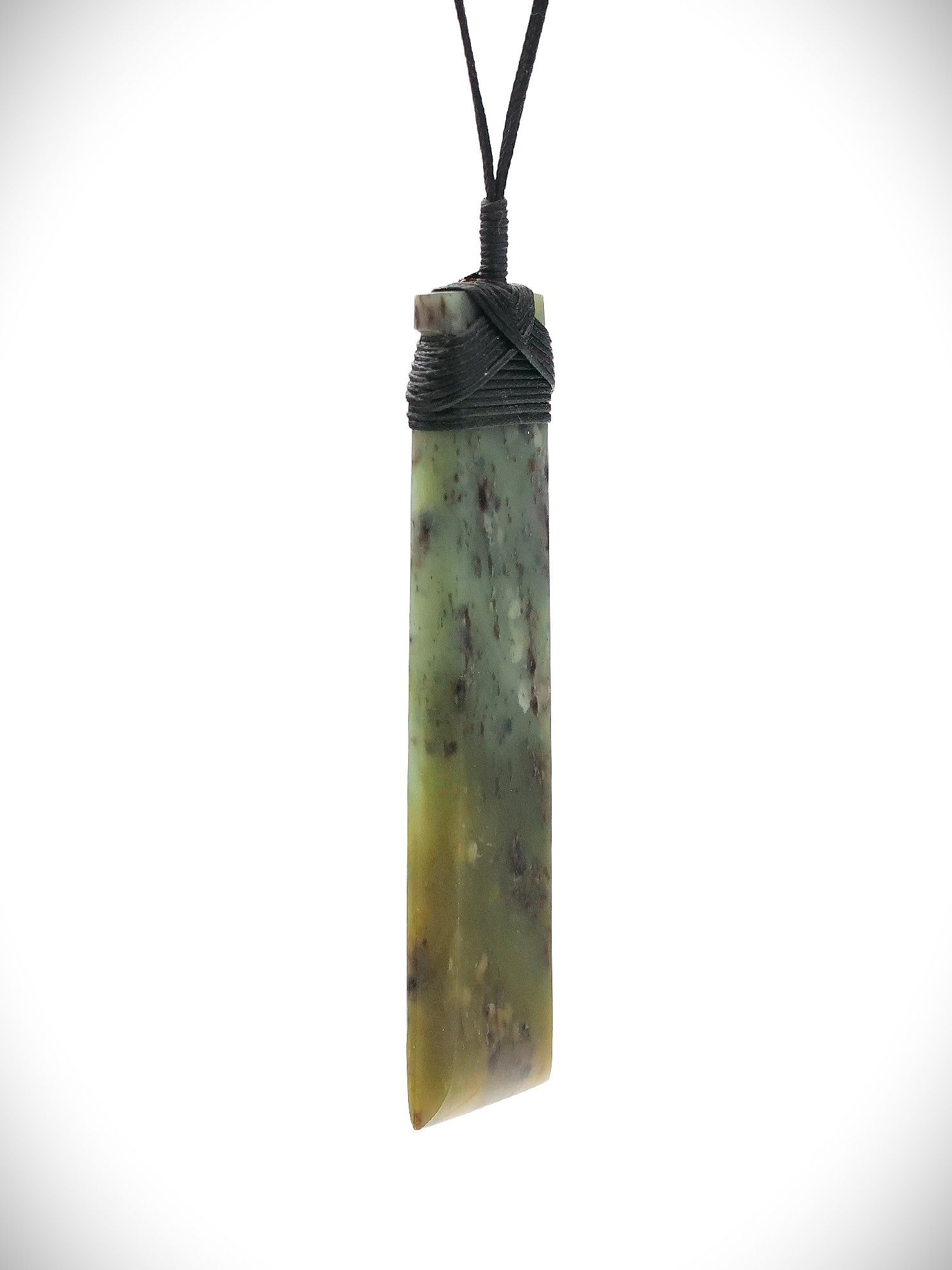 Moko Pounamu Toki NZ Genuine Hapopo Greenstone - Wharehine